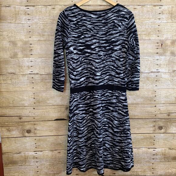 Nine West Long Sleeve Sweater Dress Womens Small Black - Picture 2 of 4